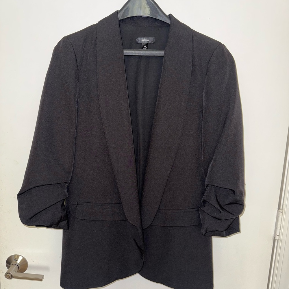 Aqua Classic Black Women's Blazer
